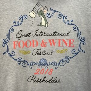 Epcot Food And Wine Festival Jacket Passholder Remy Ratatouille 2018 Hoodie Med
